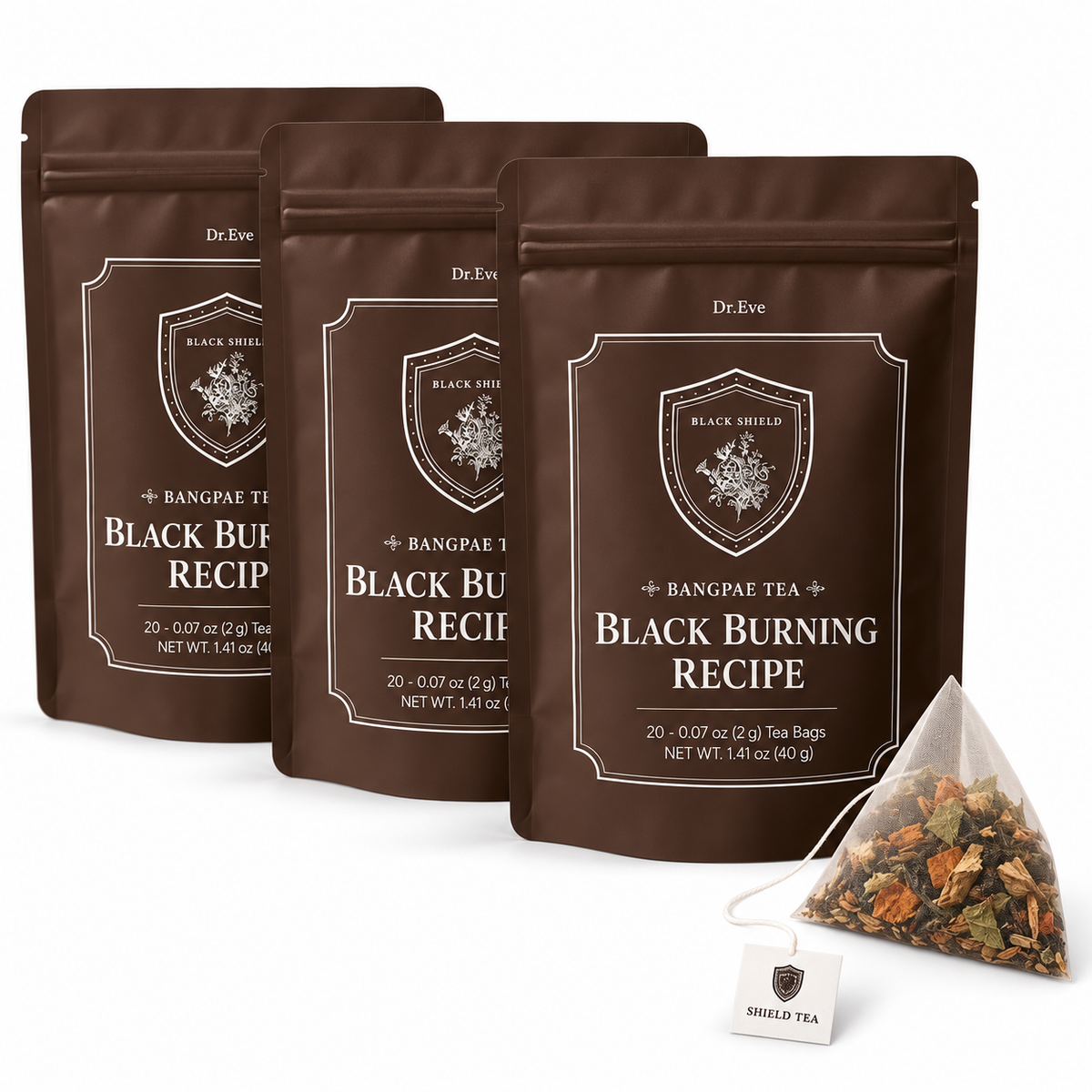 [3 Packs] Black Burning Recipe