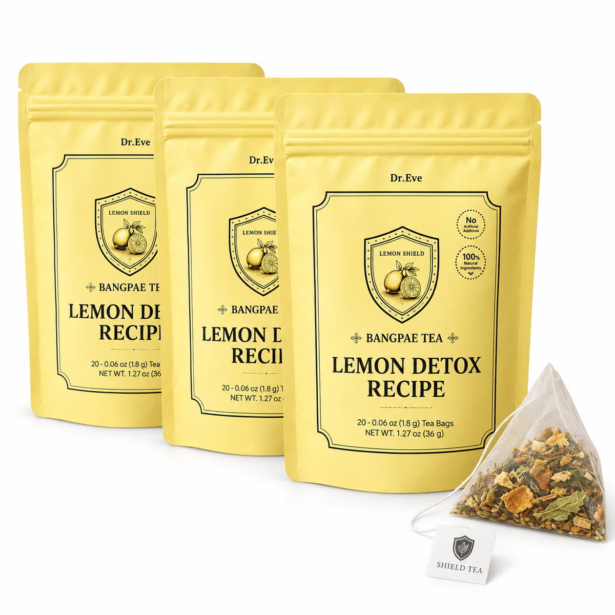 [3 Packs] Lemon Detox Recipe