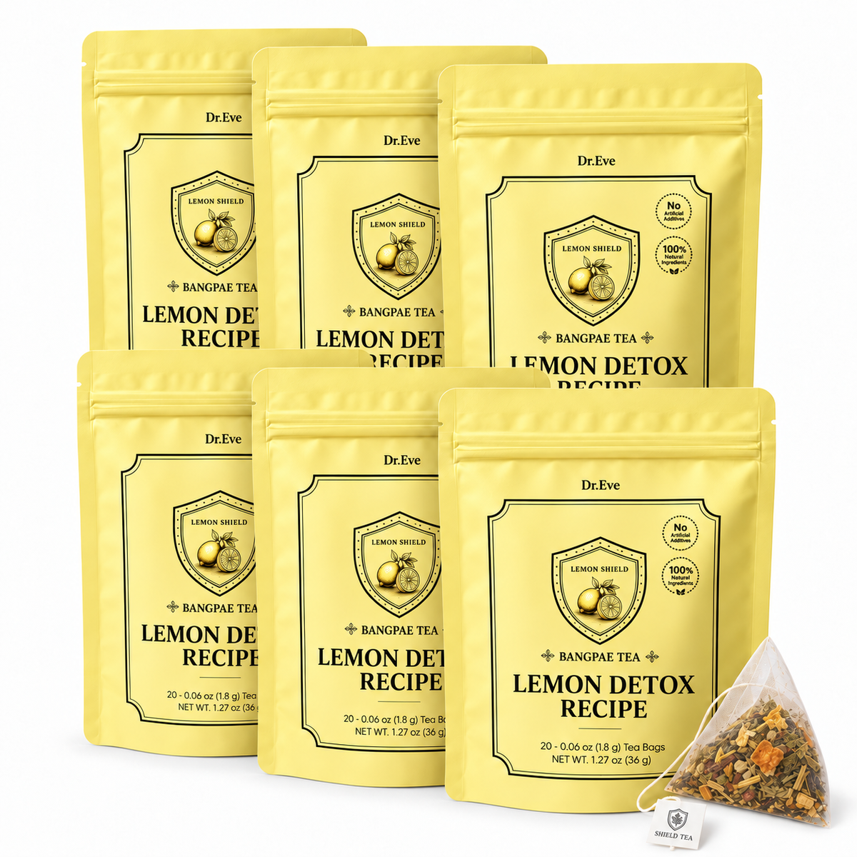 [6 Packs] Lemon Detox Recipe