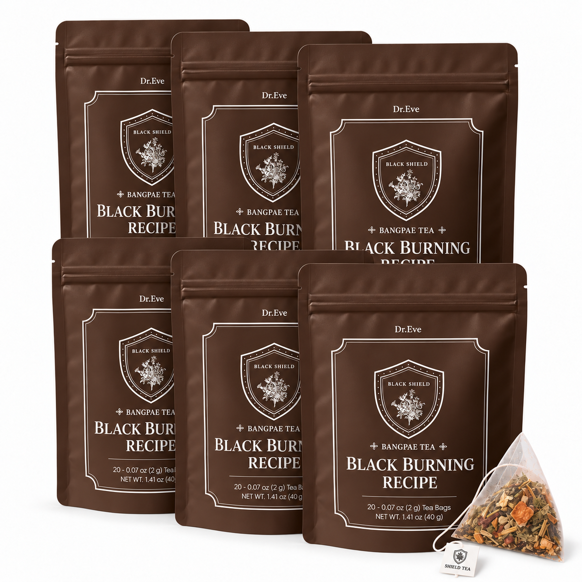 [6 Packs] Black Burning Recipe